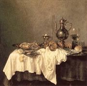 HEDA, Willem Claesz. Breakfast of Crab oil painting on canvas